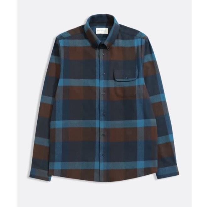 Larry Shirt in Blue/Multi Check