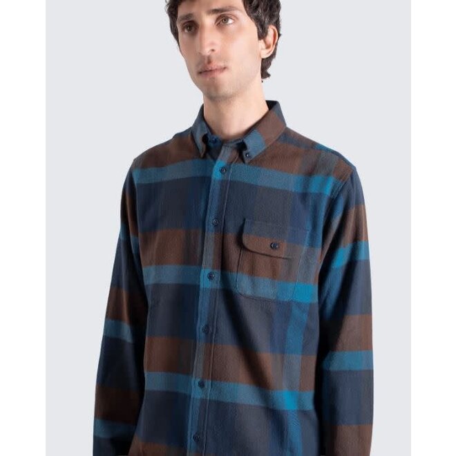 Larry Shirt in Blue/Multi Check