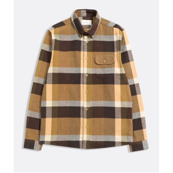 Larry Shirt in Yellow/Multi Check