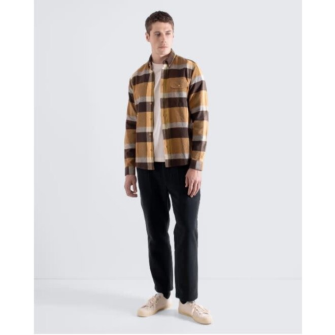 Larry Shirt in Yellow/Multi Check