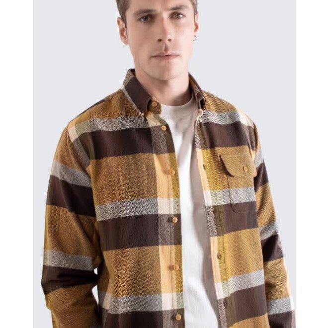 Larry Shirt in Yellow/Multi Check