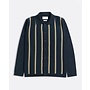 Zigger Cardigan in Navy/Multi Stripe