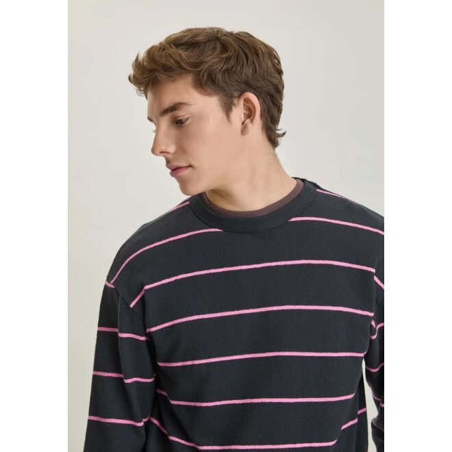 Feijo Sweatshirt in Black Sand/Bubble