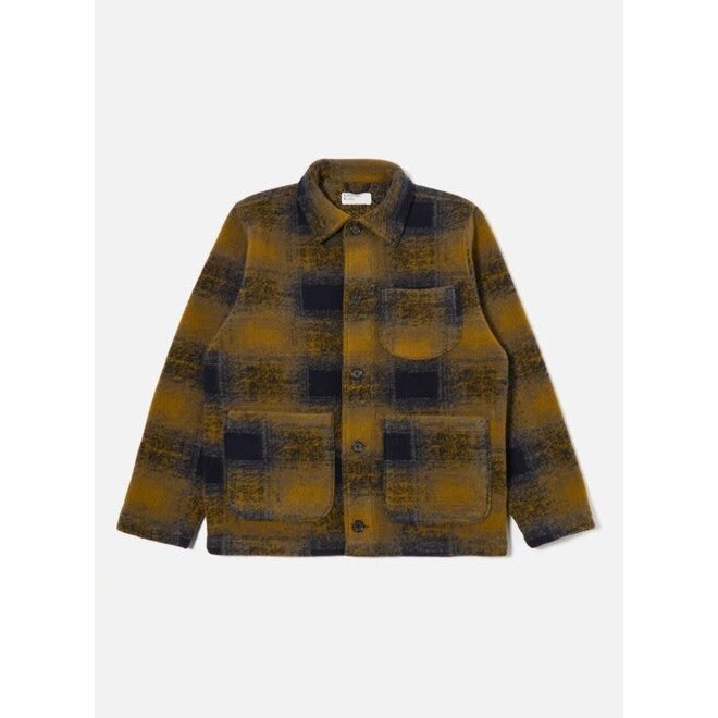 Field Jacket II in Navy Melton Check