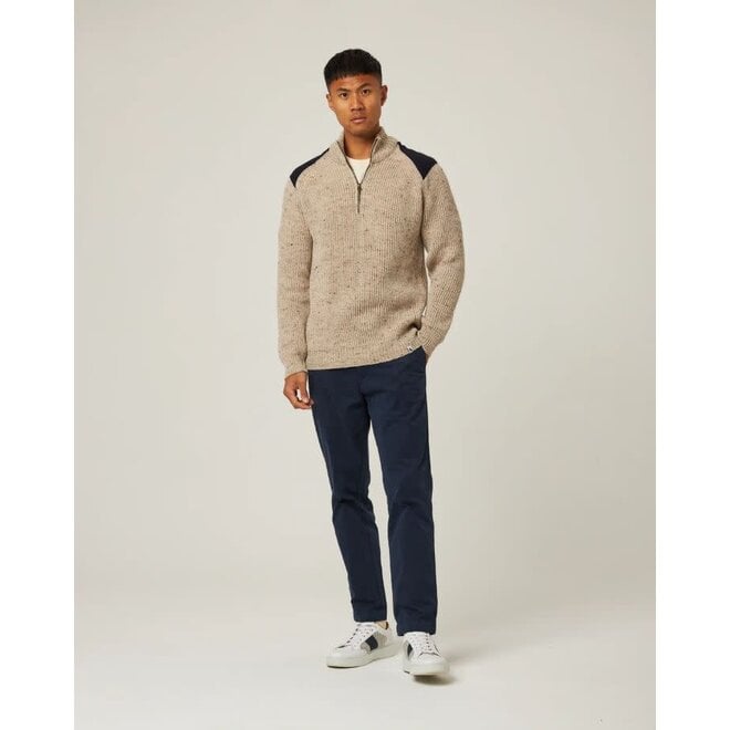 Bexley Quarter Zip Jumper in Skiddaw