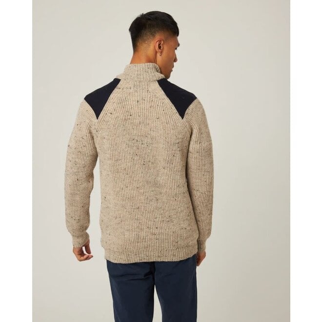 Bexley Quarter Zip Jumper in Skiddaw