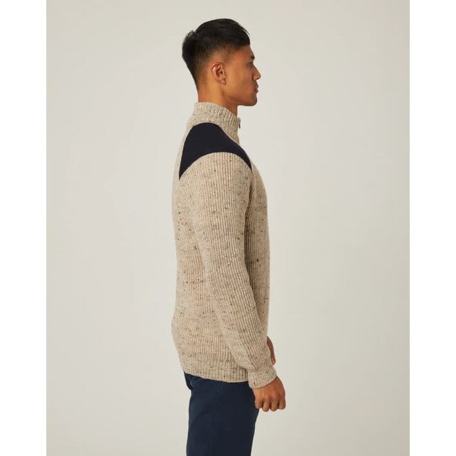 Bexley Quarter Zip Jumper in Skiddaw