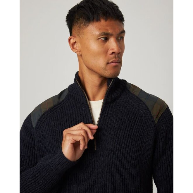 Bexley Quarter Zip Jumper in Navy