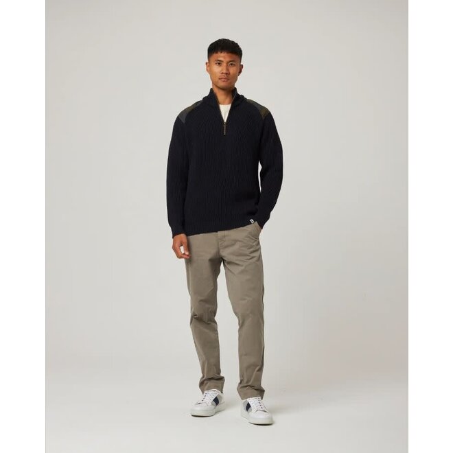 Bexley Quarter Zip Jumper in Navy