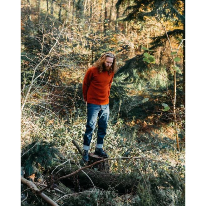 Makers Crew Jumper in Orange