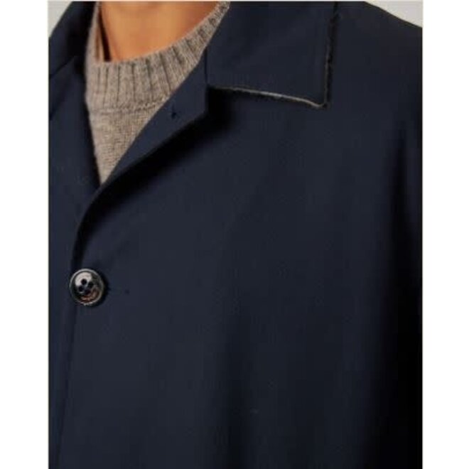 Street Trench Coat in Navy