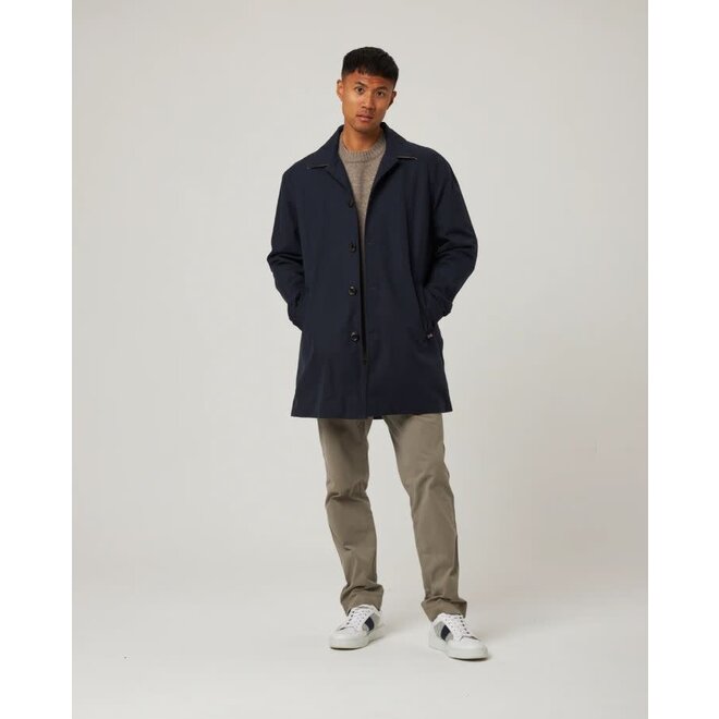 Street Trench Coat in Navy