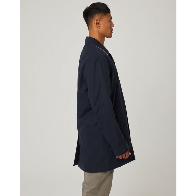Street Trench Coat in Navy