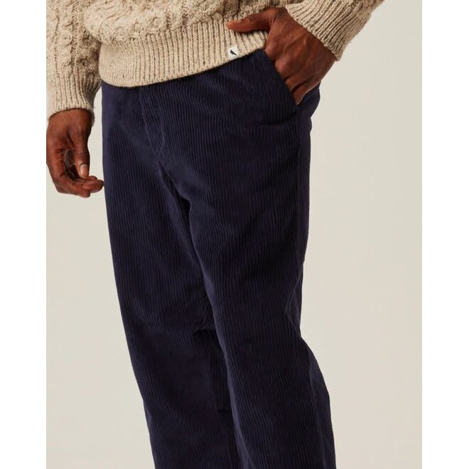 Blake Corduroy Trousers in Navy