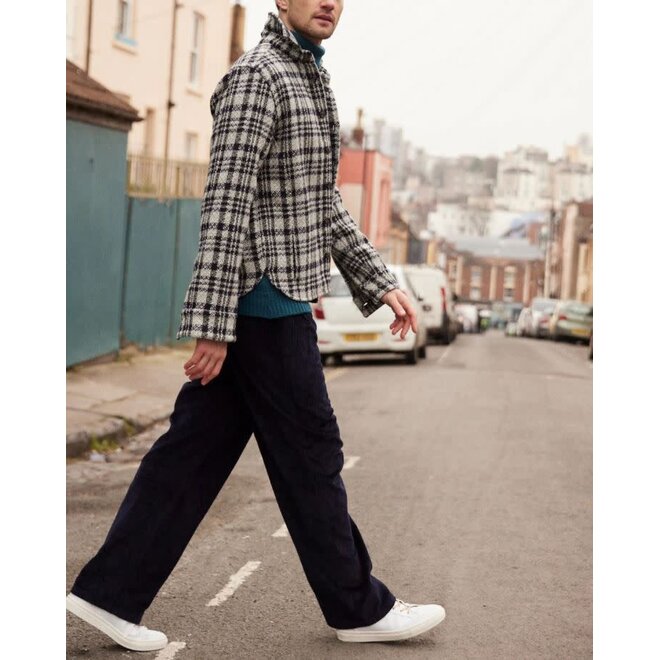 Blake Corduroy Trousers in Navy