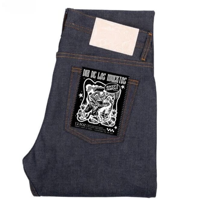 Easy Guy in Dia De Los Muertos Selvedge