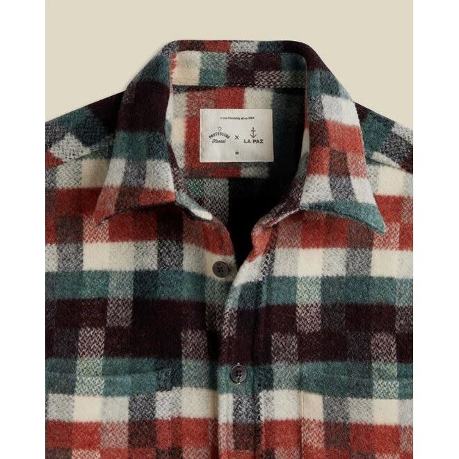 La Paz x Portuguese Flannel Check Overshirt