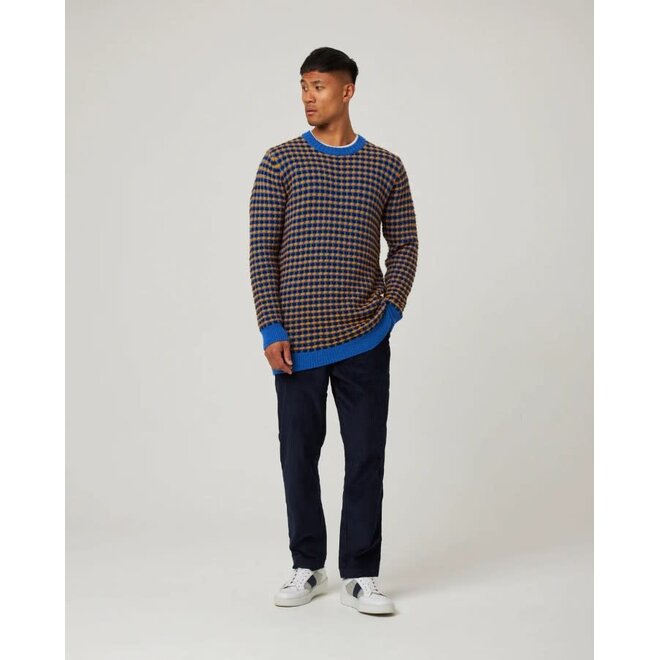 Network Crew Jumper in Cobalt