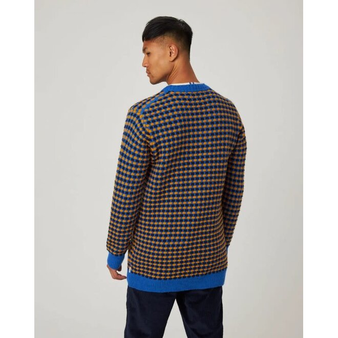 Network Crew Jumper in Cobalt