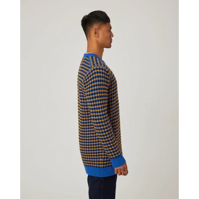 Network Crew Jumper in Cobalt