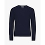 Classic Merino Wool Crew in Navy Blue