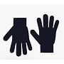 Merino Wool Gloves in Navy Blue