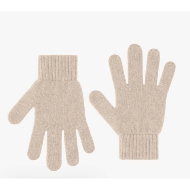 Merino Wool Gloves in Ivory White