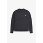 Lambswool Raglan Jumper in Anchor Grey