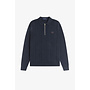 Tonal Stripe Knitted Shirt in Navy