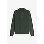 Tonal Stripe Knitted Shirt in Court Green