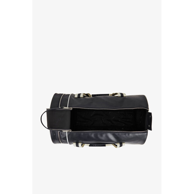 Classic Barrel Bag in Navy/Ecru