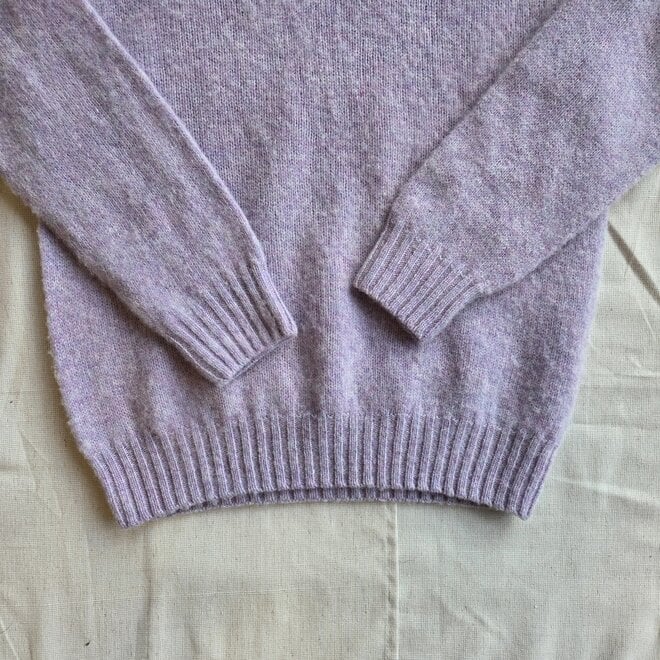 Supersoft Shetland Jumper in Heliotrope