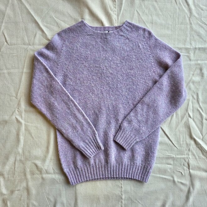 Supersoft Shetland Jumper in Heliotrope