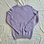 Supersoft Shetland Jumper in Heliotrope