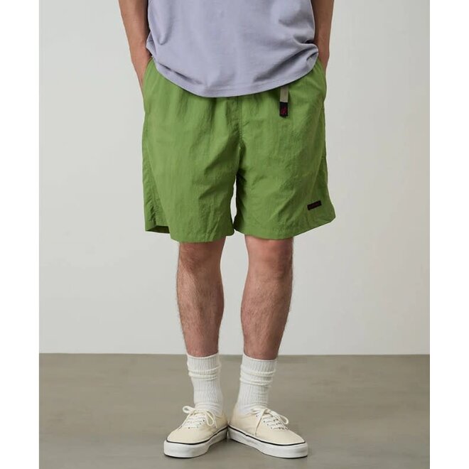 Nylon Packable G-Short in Jade Green