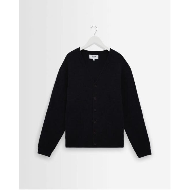 Alban Cardigan in Navy/Black