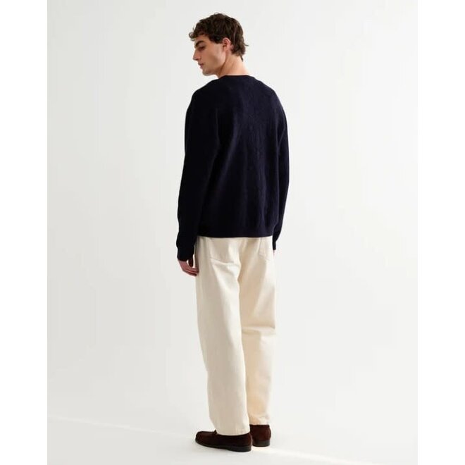 Alban Cardigan in Navy/Black
