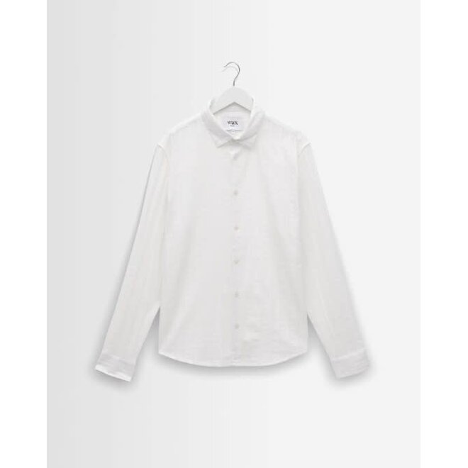 Dartford Shirt in Ecru/Blue