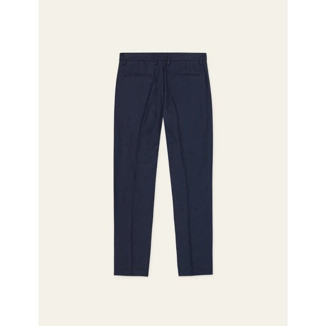 Como Houndstooth Suit Pants in Dark Navy