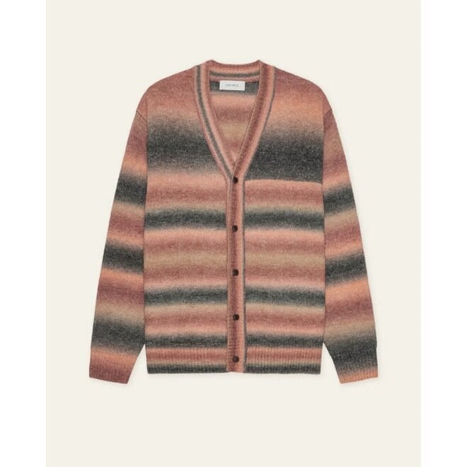 Boston Gradient Knitted Cardigan in Sea Moss Green