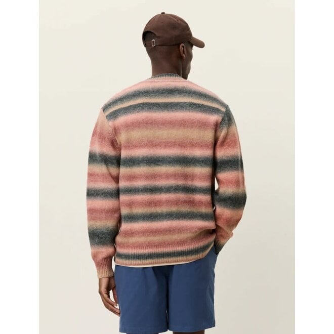 Boston Gradient Knitted Cardigan in Sea Moss Green