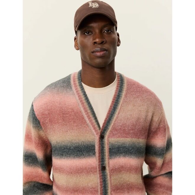Boston Gradient Knitted Cardigan in Sea Moss Green