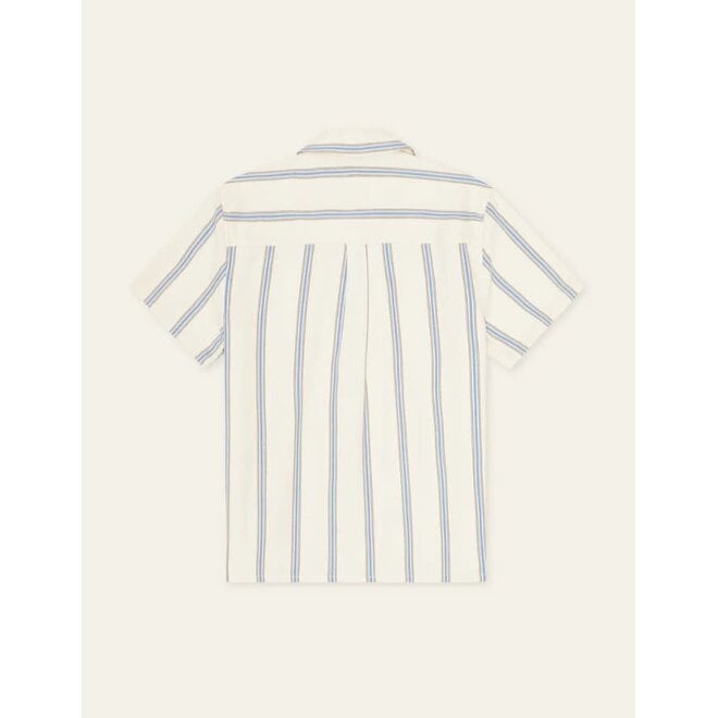 Lawson Stripe Shirt in Eggnog White