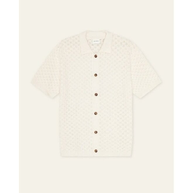 Gespertus Knit Shirt in Eggnog White