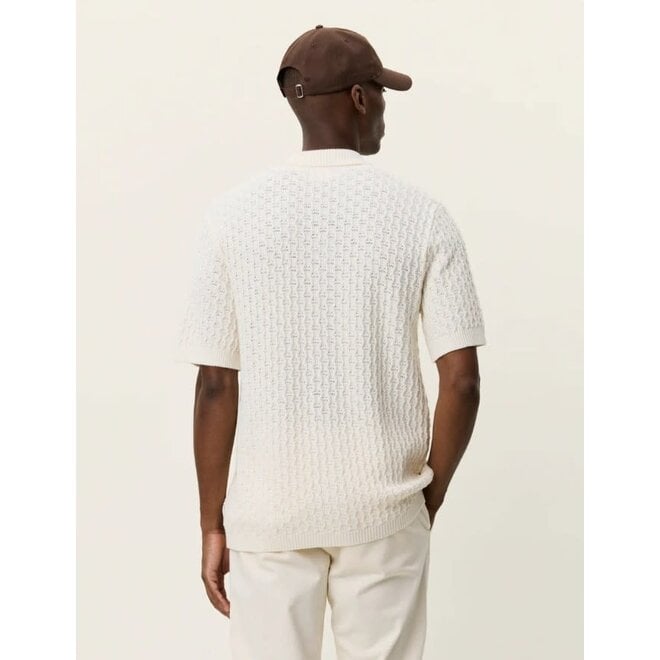 Gespertus Knit Shirt in Eggnog White