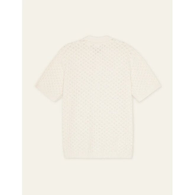 Gespertus Knit Shirt in Eggnog White