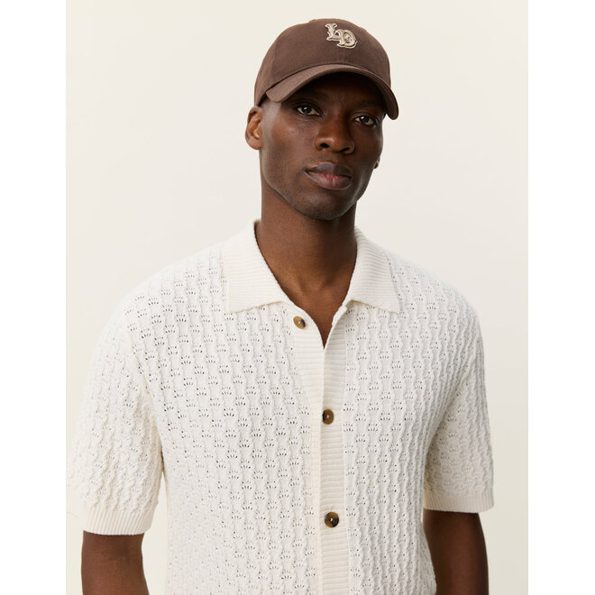 Gespertus Knit Shirt in Eggnog White