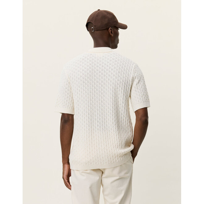 Gespertus Knit Shirt in Eggnog White