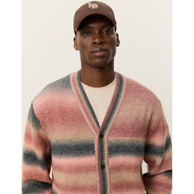 Boston Gradient Knitted Cardigan in Sea Moss Green