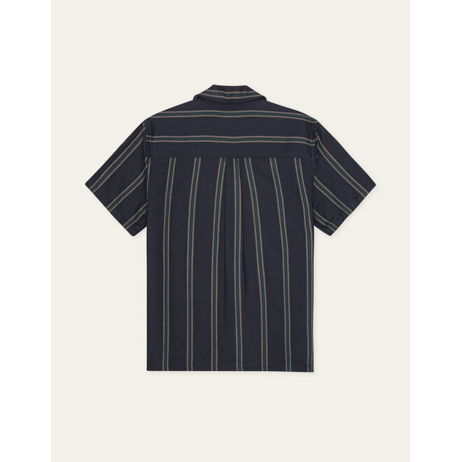 Lawson Stripe Shirt in Dark Navy
